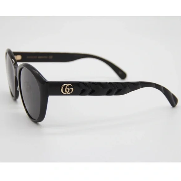 NEW GG0814SK 001 NEW COLLECTION WOMEN’S SUNGLASSES GUCCI GG0814SK BLACK - Picture 7 of 14